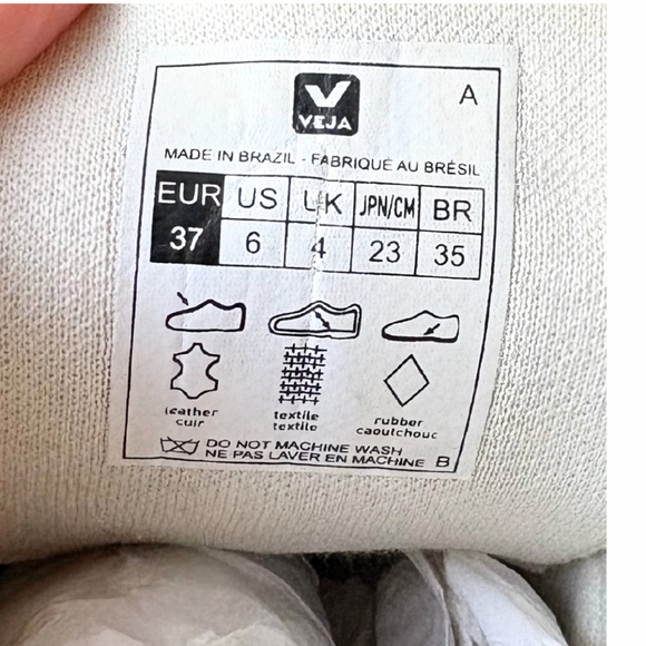 Veja | V-Lock Leather Sneakers – White (Women’s US 37) - Picture 11 of 12